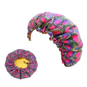 1 Adjustable Fashion AnkAra Print Lady Wide Band Night Sleep Bonnet